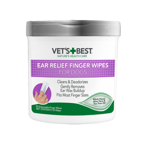Vet's Best Ear relief finger wipes