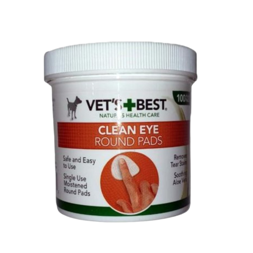 Vets best clean eye round pads